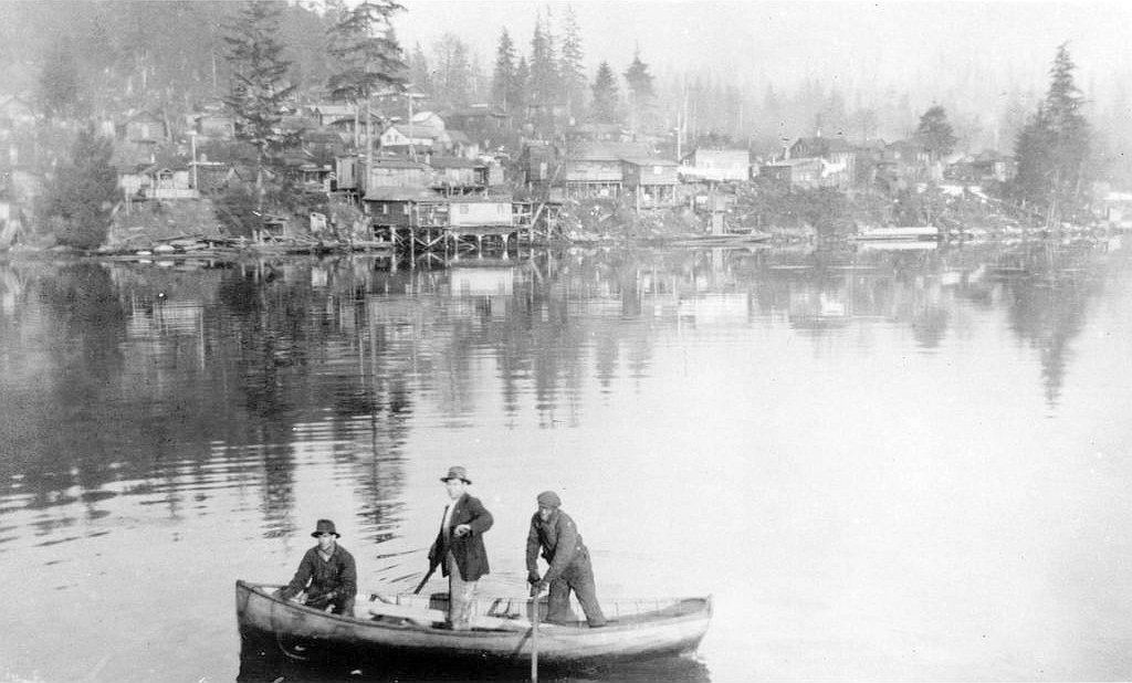 The Ioco townsite in Port Moody, photographed around 1914 to 1920