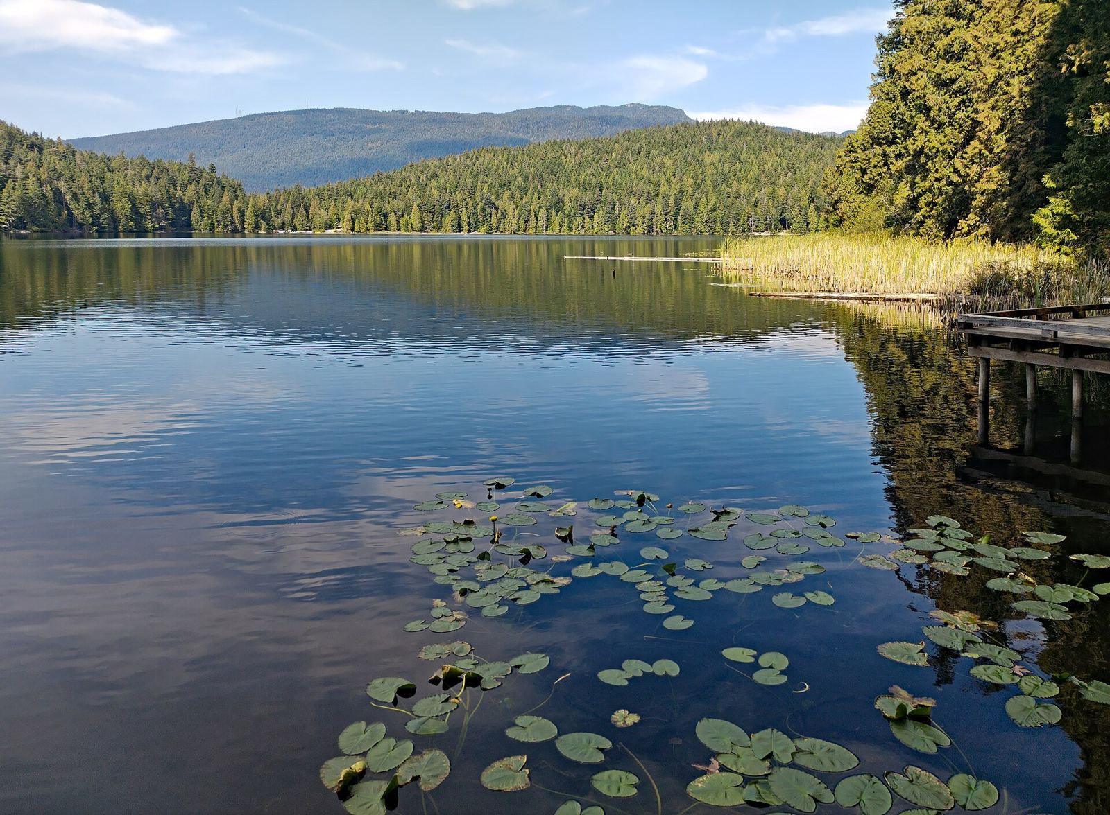 Sasamat Lake in Belcarra Regional Park near Port Moody